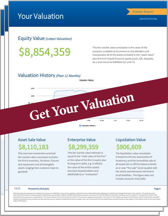 business valuation report